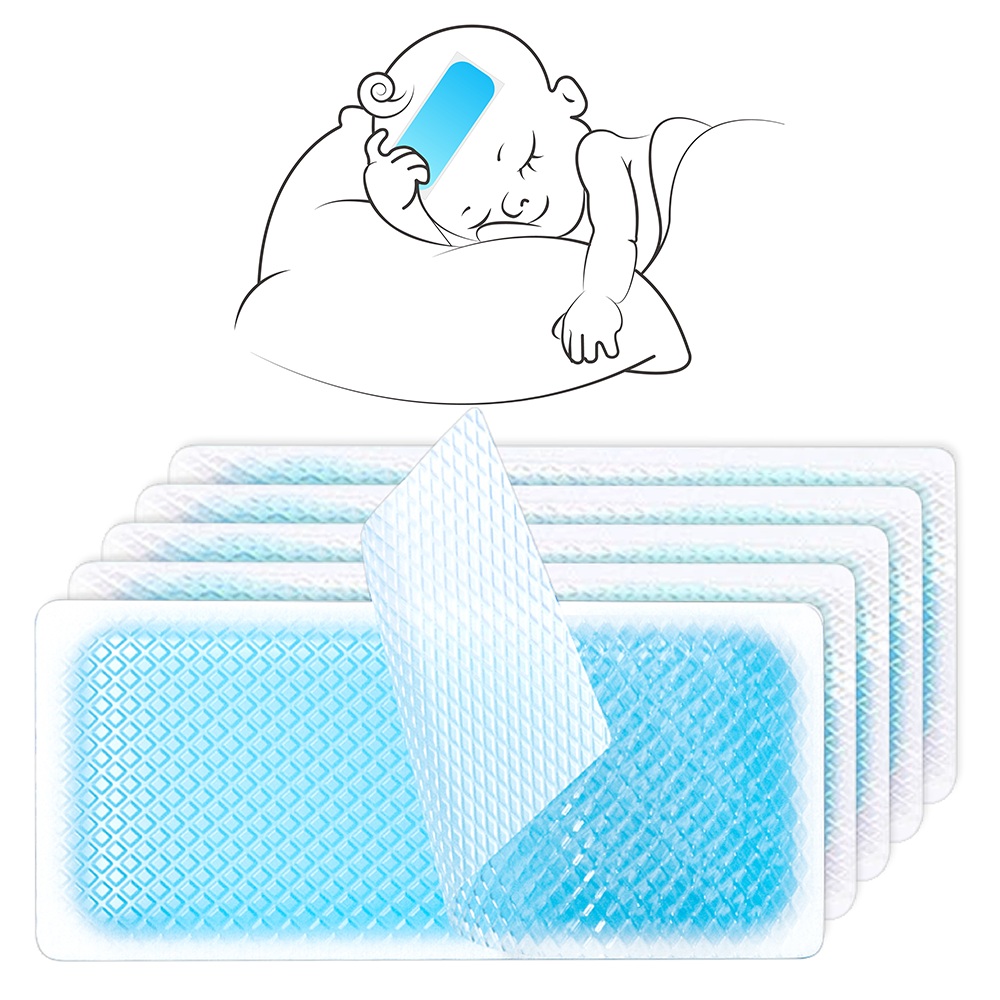 Cooling Gel Patches - Patches for Fever Discomfort & Pain Relief, Cooling Relief Fever Reducer