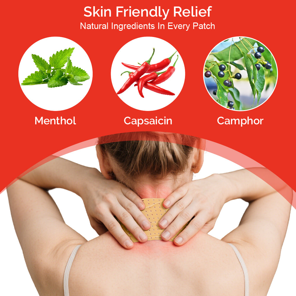 Capsaicin Pain Relief Patches – Natural, Deep-Targeted Relief for Muscle & Joint Pain
