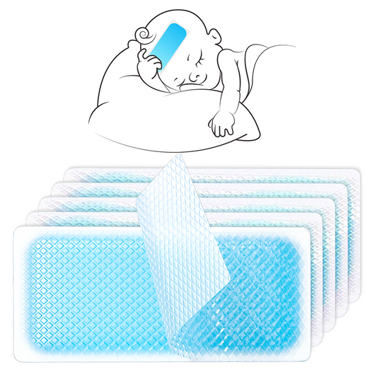 Cooling Gel Patches - Patches for Fever Discomfort & Pain Relief, Cooling Relief Fever Reducer